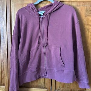 Zip up hoodie